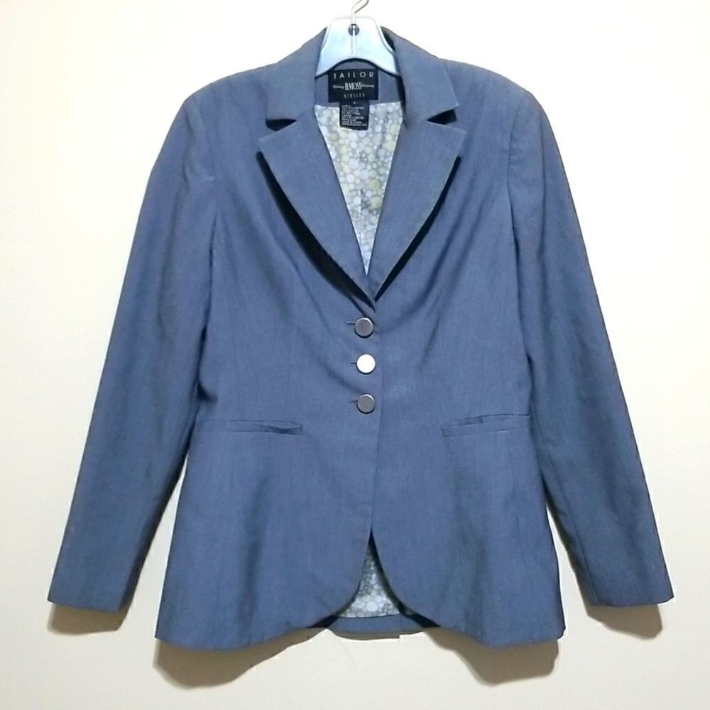 Tailor B.Moss Gray Blazer Sz 6